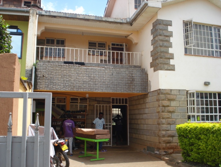 Front view of Mdawida Homestay guesthouse.